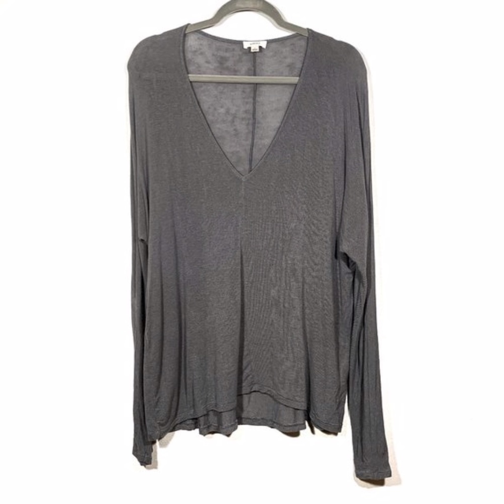 ARITZIA Wilfred Fragon V Neck Long Sleeve Top XXS - Picture 2 of 5